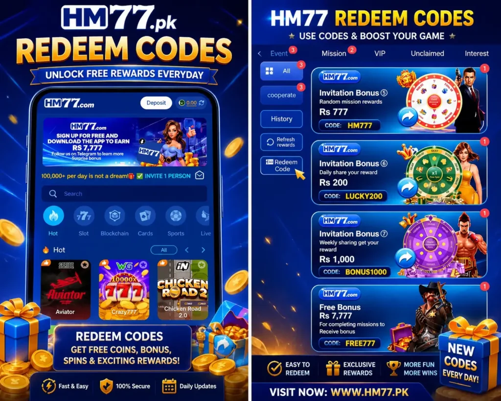 HM77 Redeem Code